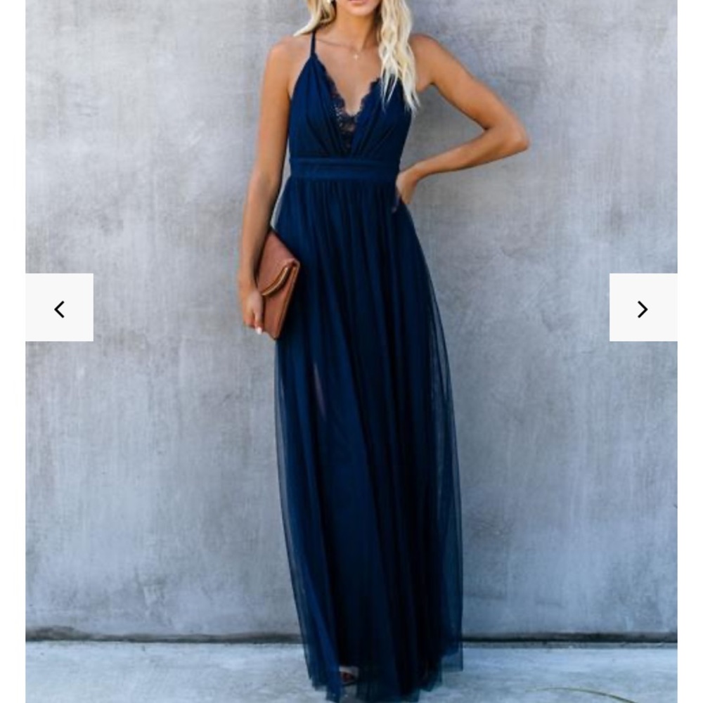 VICI Tulle Maxi Dress
